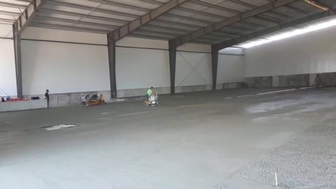 FINITION DALLE EN BETON